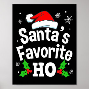 Fun Naughty Dirty Adult Pajama Christmas Tee Men W Poster