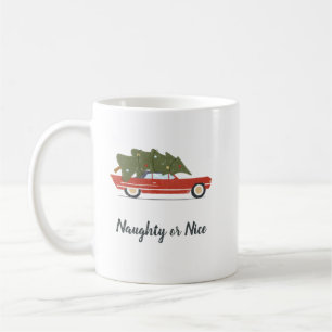 Fun Naughty or Nice Holiday Coffee Mug