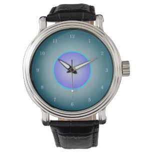 Fun Neon Aqua/Purple/Blue Watch