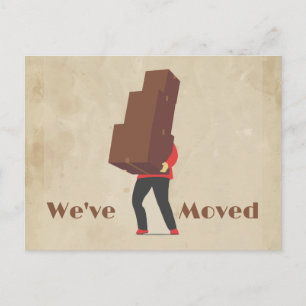 Fun New Address Reminder, New Home Postcard