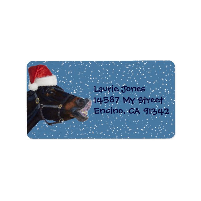 Fun Noël Étiquettes de adresse (Devant)