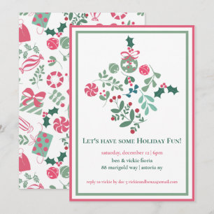 Fun Noël Fun Invitation