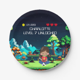 Fun Novelty Computer Game Birthday Party Paper Plate