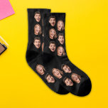 Fun Novelty Face Photo Custom Wedding Groom Humour Socks<br><div class="desc">Fun Wedding Groom Groomsmen novelty gift: Socks with 2 custom face photos. Great as gift for your wedding party, as bachelor or bachelorette novelty gift. To get the cutout effect please use a png file with background already cut out. If not, photo will appear as a circle surrounded by it's...</div>