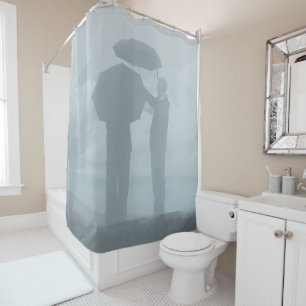 Fun Novelty Foggy Umbrella Grey Art