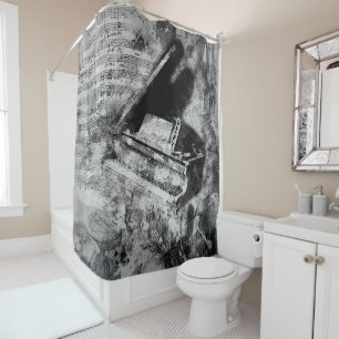 Fun Novelty Piano Music Notes Collage Art