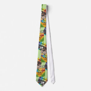 Fun Novelty School Silky Mens' Neck Tie