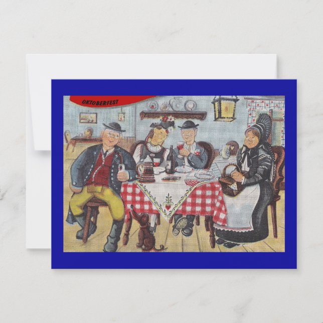 FUN OKTOBERFEST OCTOBERFEST PARTY INVITATION (Front)