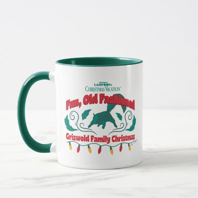 Fun, Old Fashioned Griswold Family Christmas Mug (Left)