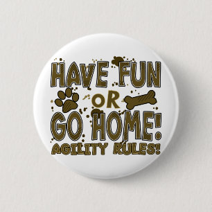 Fun or Home Dog Agility Button