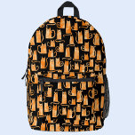 Fun Orange Cat Printed Backpack<br><div class="desc">Cute orange or ginger cat pattern. Original art by Nic Squirrell.</div>