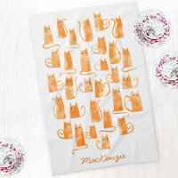 Fun Orange Ginger Cat Personalized