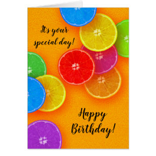 Fun orange slices Birthday Party