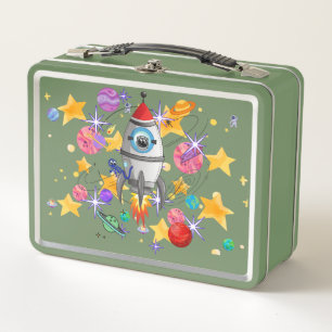 Fun Outer space  Metal Lunch Box