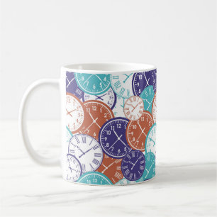 Fun Page Full of Clock Faces Coffee Mug