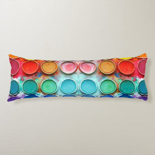 Fun paint colour box body pillow