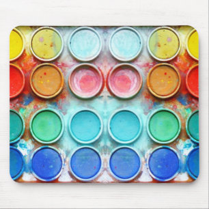 Fun paint colour box mouse pad