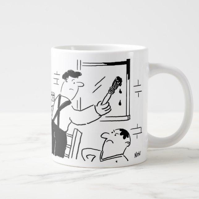 Fun Painter and Decorator Large Coffee Mug (Right)