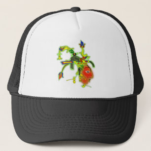 Fun Painting Mask Tribal Face Trucker Hat