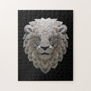 Fun paper lion puzzle