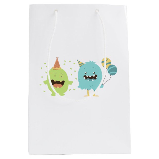 Fun Party Monster Medium Gift Bag (Front)