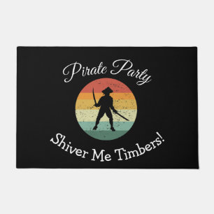fun Party Pirate Doormat