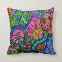 Fun patterns! everyday cool pillow