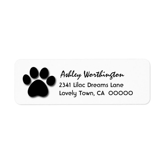 Fun Paw Print for Dog Lover V01 (Front)