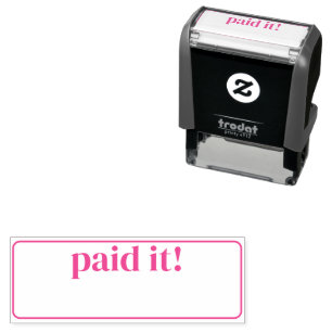 Fun Payment Made Paid It! Accounting Bookkeeping Self-inking Stamp