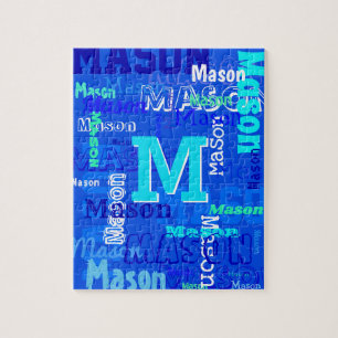 Fun Personalized and Monogrammed Jigsaw Puzzle