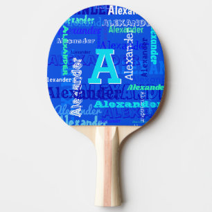 Fun Personalized and Monogrammed Ping Pong Paddle