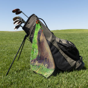  Fun Personalized Capybara Animal Golf Towel