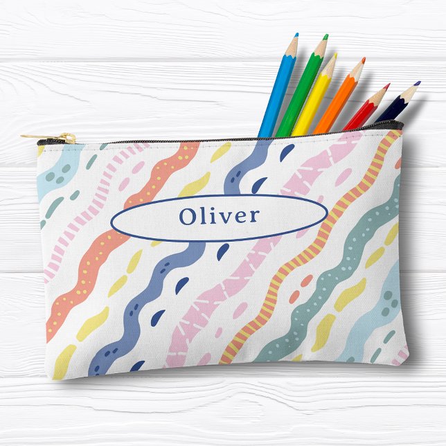Fun Personalized Colourful Pattern Pencil Case Accessory Pouch (Creator Uploaded)