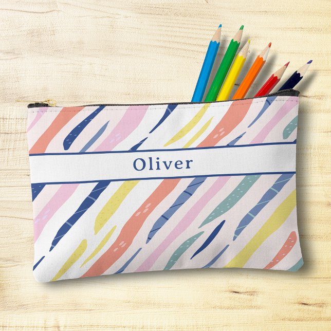 Fun Personalized Colourful Pattern Pencil Case Accessory Pouch (Creator Uploaded)