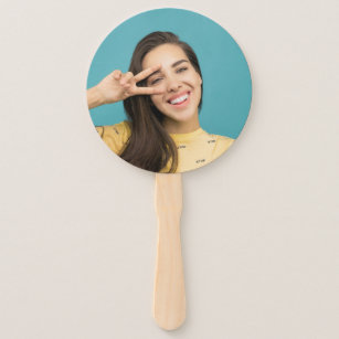 Fun Personalized Face on a Stick Photo Prop Hand Fan