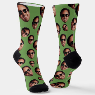 Fun Personalized Face Photo Socks