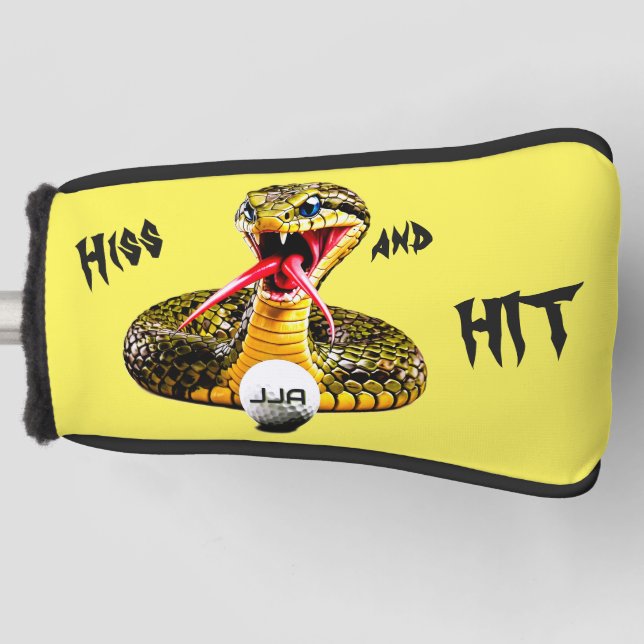 Fun Personalized Gift -snake Golf Head Cover (Front)