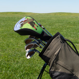 Fun Personalized Golfer on golf course Head Cover