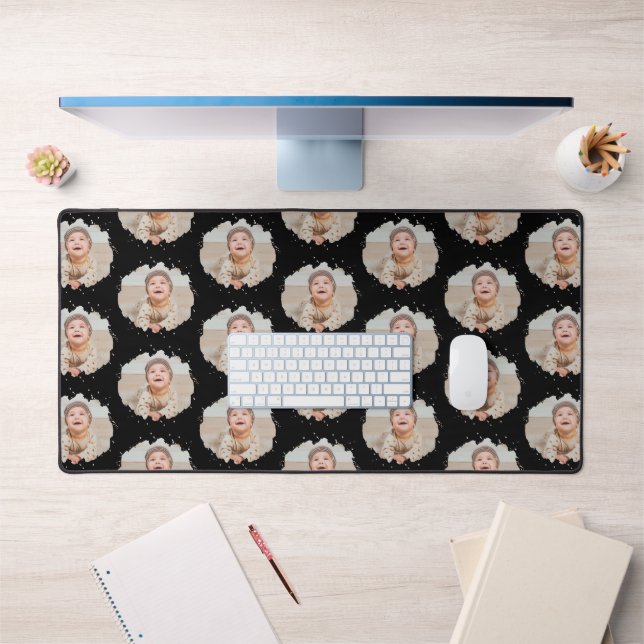 Fun Personalized Photo Pattern Desk Mat (Office 1)