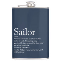 Fun Personalized Sailor Definition Navy Blue 