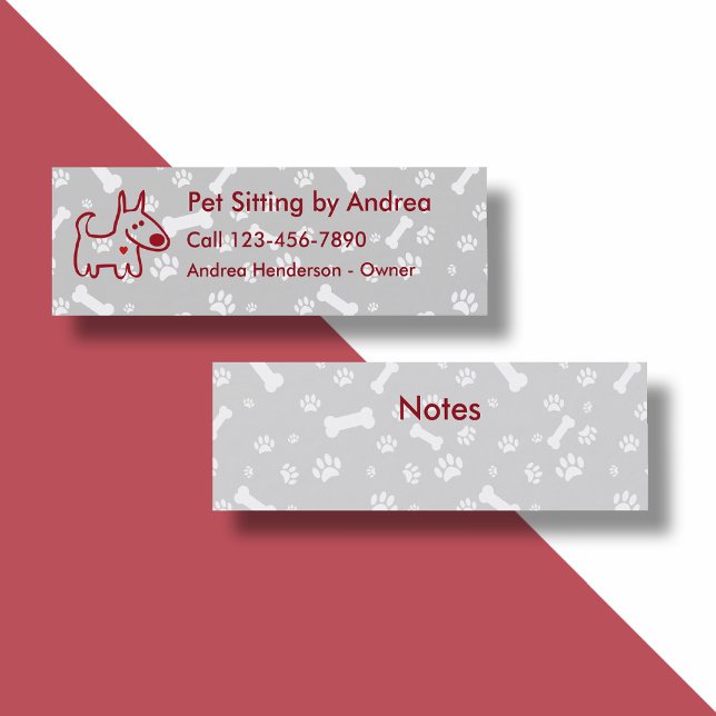 Fun Pet Sitting Business Cards (Creator Uploaded)