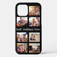 Fun Photo Best Husband Collage Personalized Black
