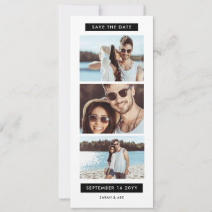 Fun Photo Booth Mariage plat Enregistrer la carte 