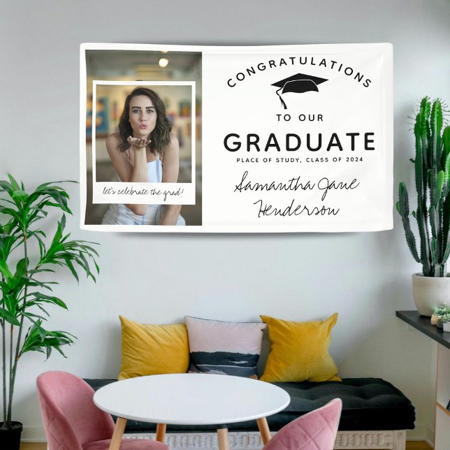 Fun Photo Collage Graduation Congratulations Banner (Creator Uploaded)