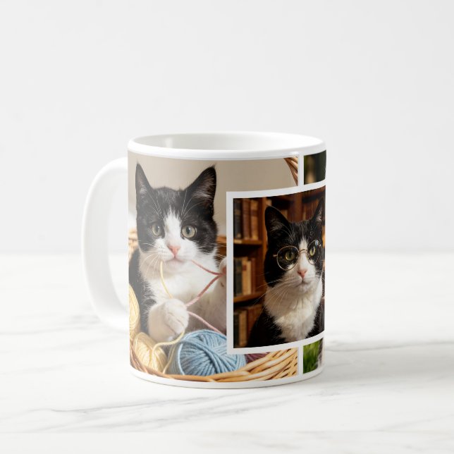 Fun Photo Collage of Memories Coffee Mug (Front Left)