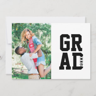 Fun Photo College Modern Graduation Invitation