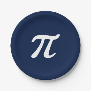 Fun Pi Nerdy Geeky Funny Party Pie Paper Plates