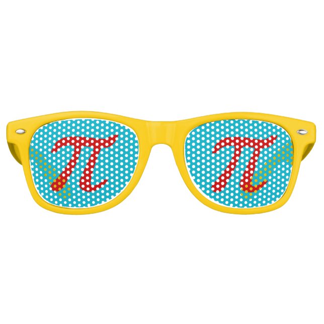 Fun Pi Nerdy Geeky Party Cool Shades Sunglasses (Front)