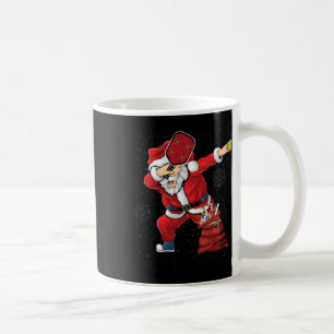 Fun Pickleball Christmas Santa Playing Pickleball  Coffee Mug