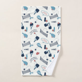Fun "Pickleball is My Racquet" Hand Towel